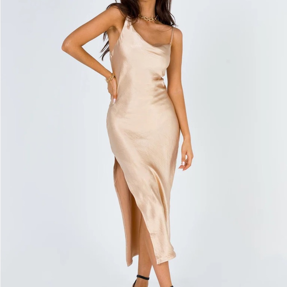 Midi dress champagne